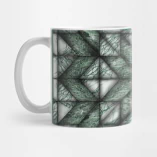 Green Marble Quilt Mug